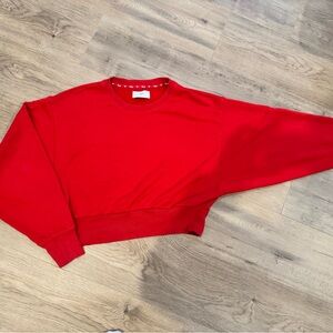 Red TNA Crewneck Sweatshirt